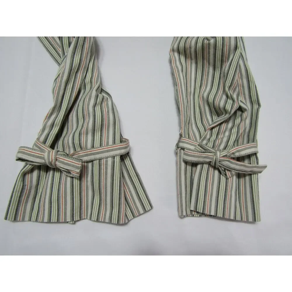 CAbi Striped Ankle Pants - Green and White - Picture 9 of 9